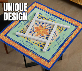 InnoBeta Mahjong Mat rolled for travel and easy transport.