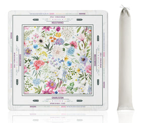 InnoBeta Mahjong Mat 33x33 non-slip surface protects tiles and table during play.