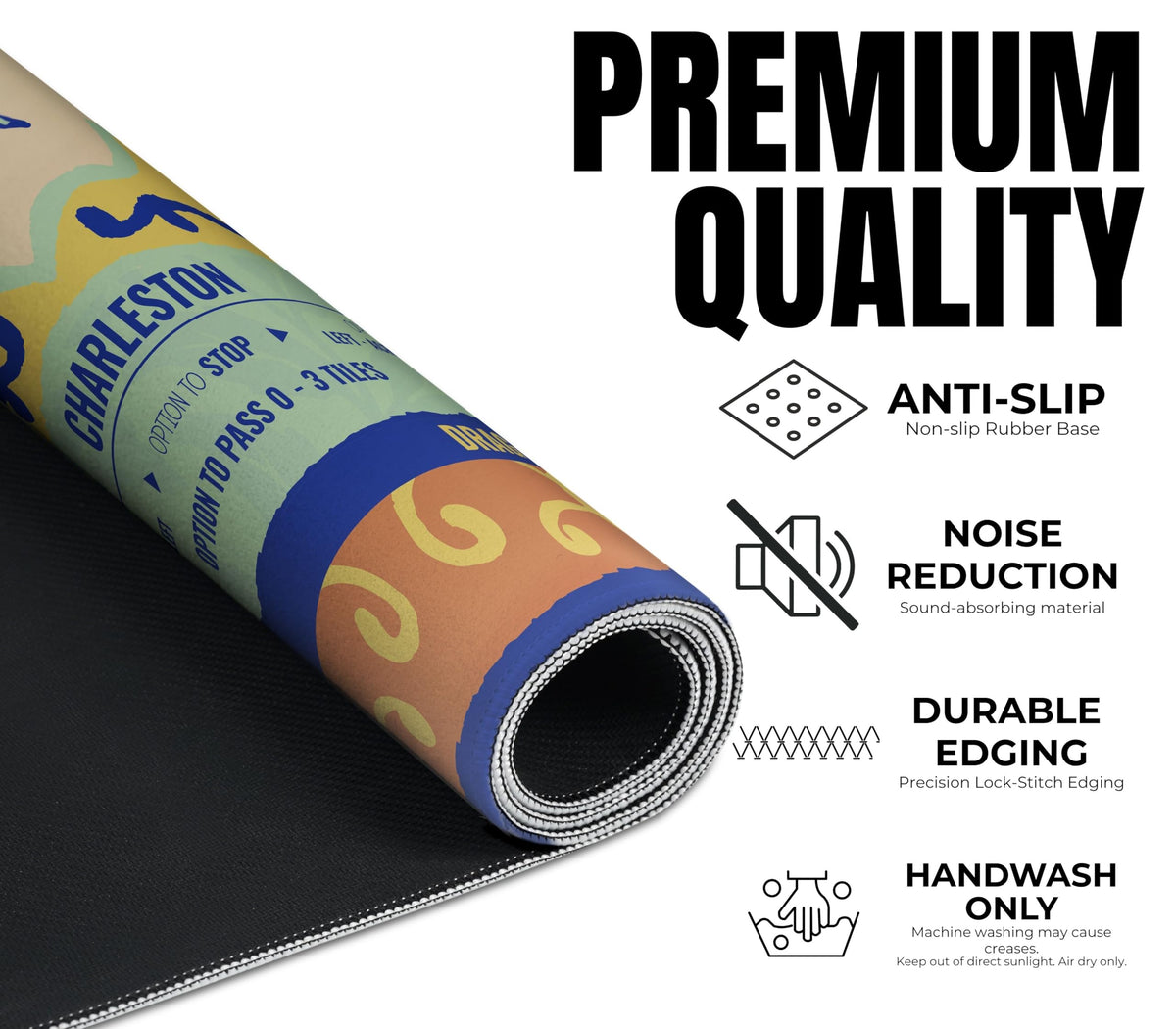 InnoBeta mat with velvet storage bag for secure portability.
