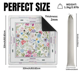 InnoBeta Mahjong Mat soft foldable design makes travel easy.