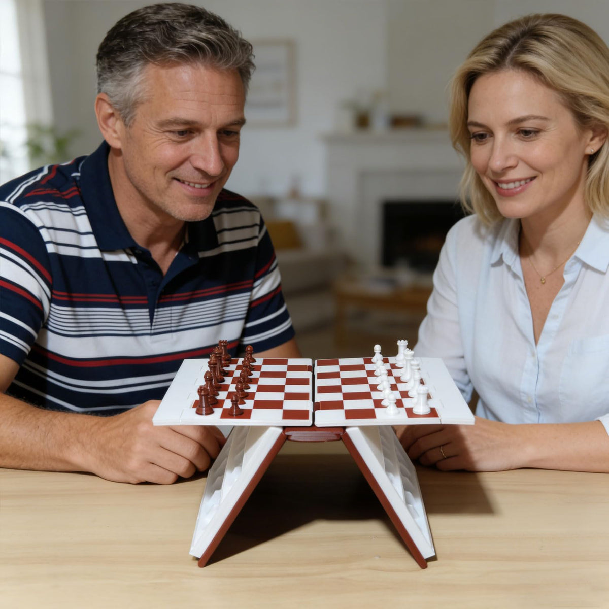 Innecal PlayBook’d Chess folded-book form for neat storage