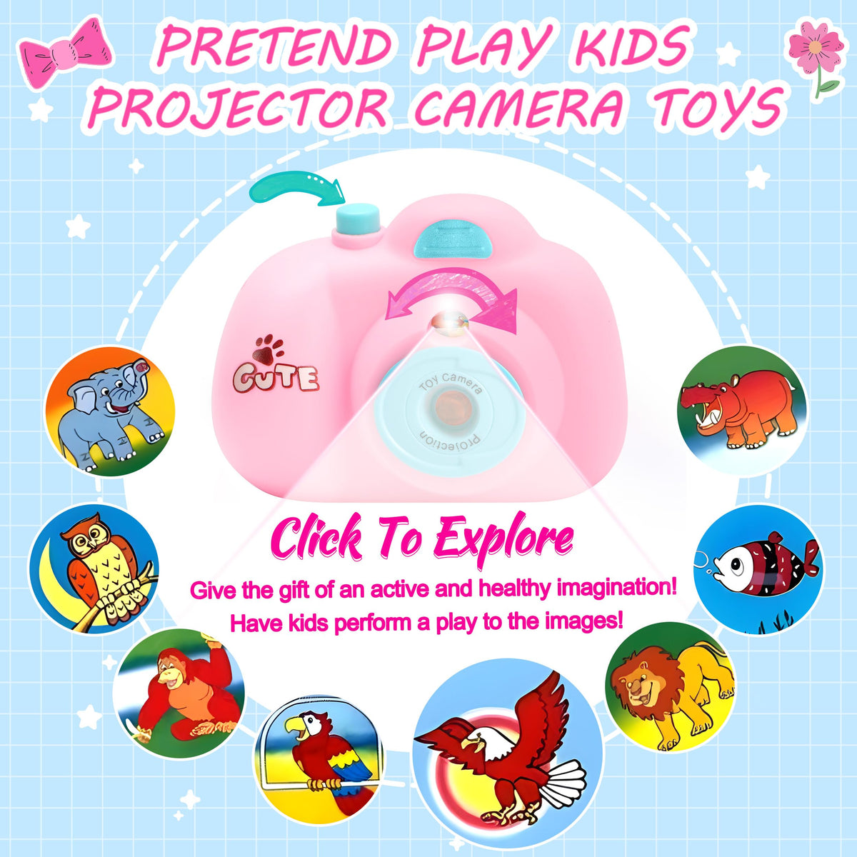 INNOCHEER 32-in-1 play set sparks imaginative shopping and dress-up scenarios.