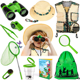 INNOCHEER Kids Explorer Kit camouflage hat for sunny outdoor adventures