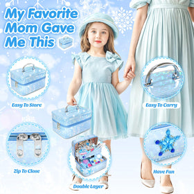 INNOCHEER makeup kit wig for Frozen cosplay