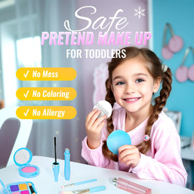 INNOCHEER lipstick and nail polish duo for kid-friendly pretend glamour