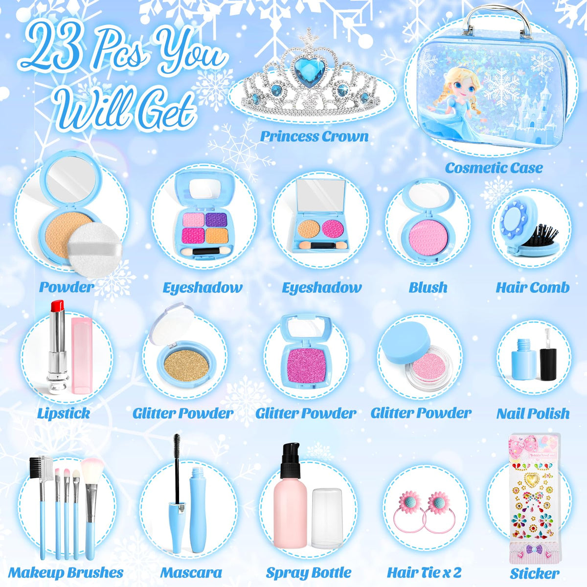 INNOCHEER lipstick tube for pretend makeup fun with no real ingredients