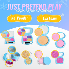 INNOCHEER makeup brushes set designed for little hands during pretend play