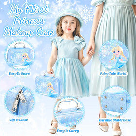 INNOCHEER makeup brushes set with soft bristles for gentle pretend play