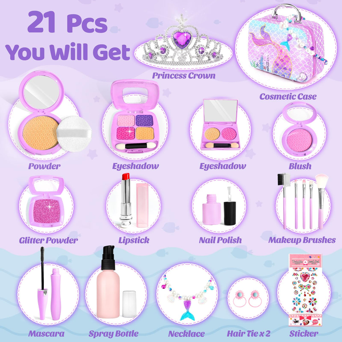 INNOCHEER lipstick and nail polish for creative pretend glam moments