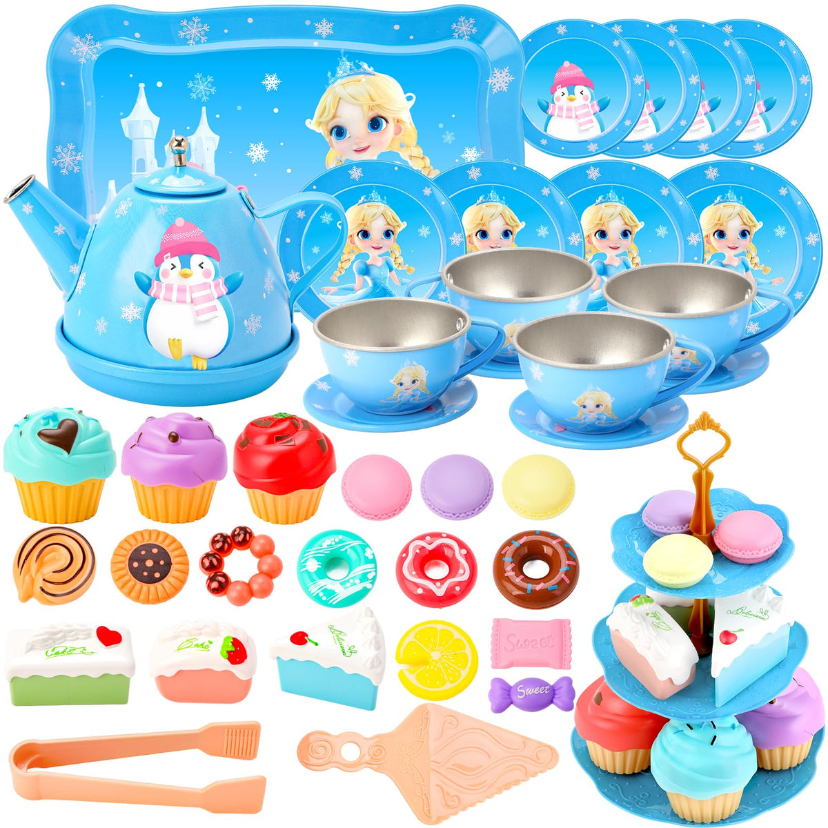 INNOCHEER donuts as cheerful pretend snacks for tea parties