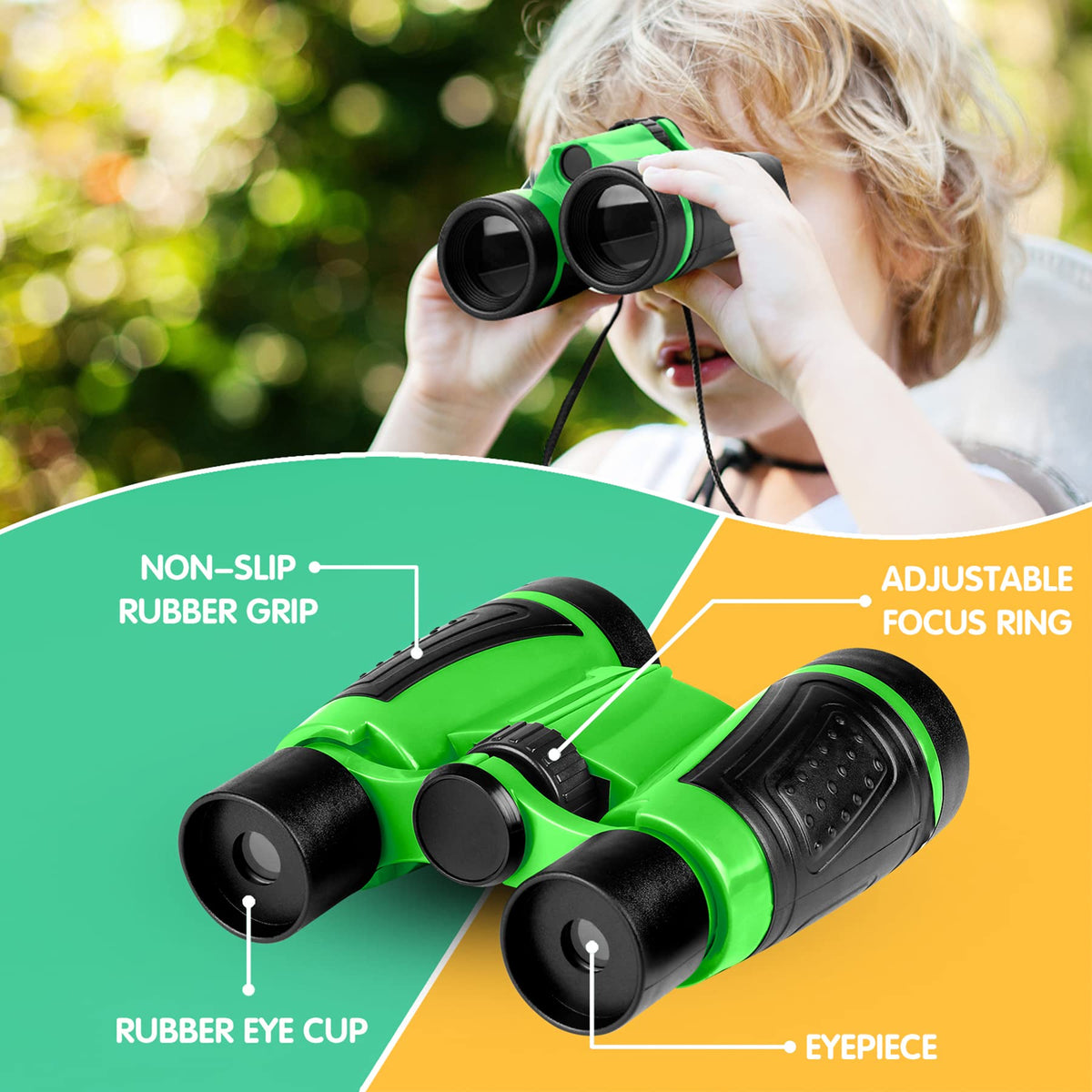 INNOCHEER Telescopic butterfly net for catching and observing butterflies