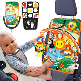 Innofans Baby Car Seat Toy Dual-Sided engages baby with varied visuals during car rides.