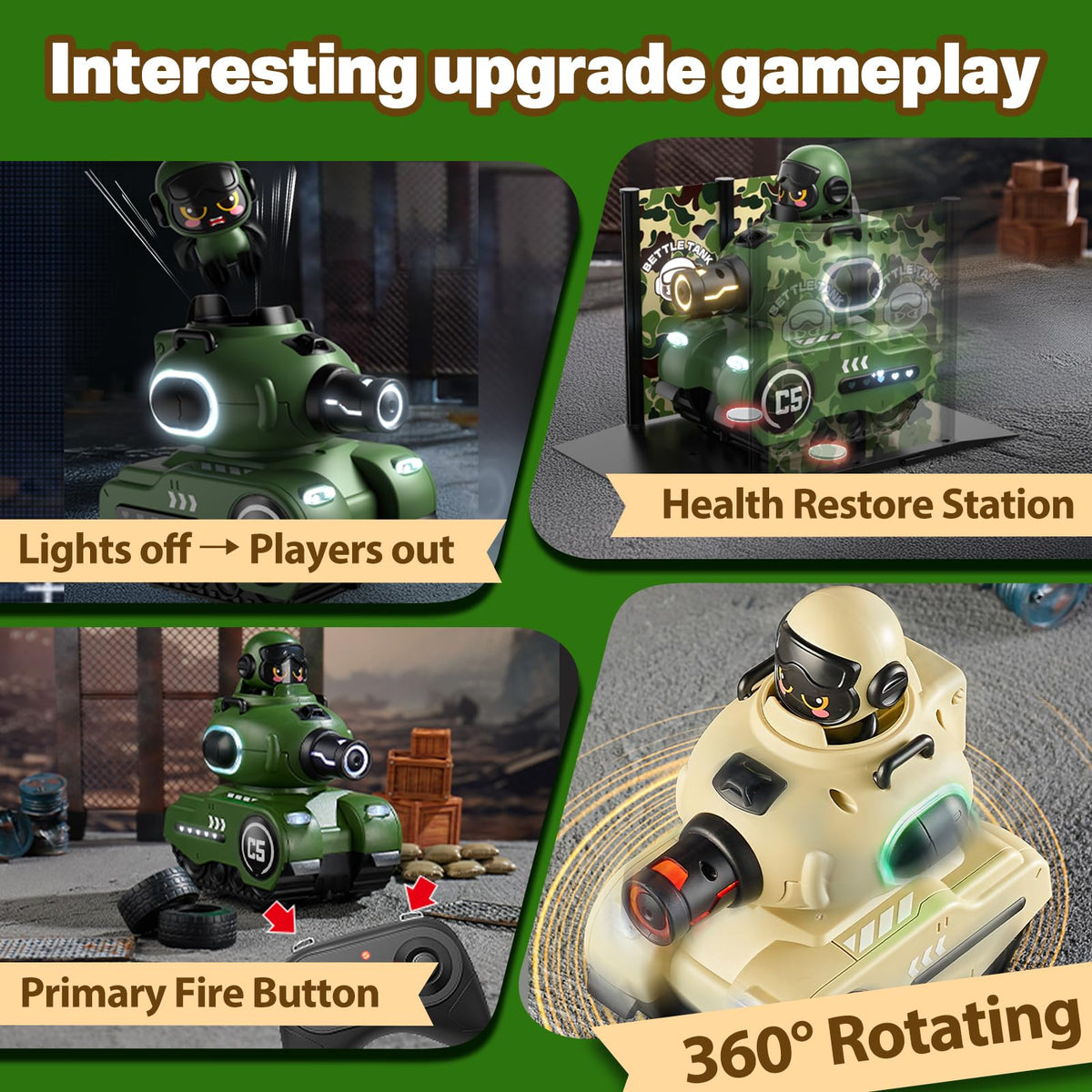 Innofans infrared tag system beams safely during play.