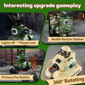 Innofans infrared tag system beams safely during play.