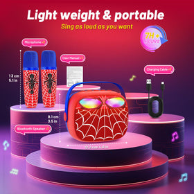 Innofans karaoke machine with duet mode enabling four-device sharing for family singing.