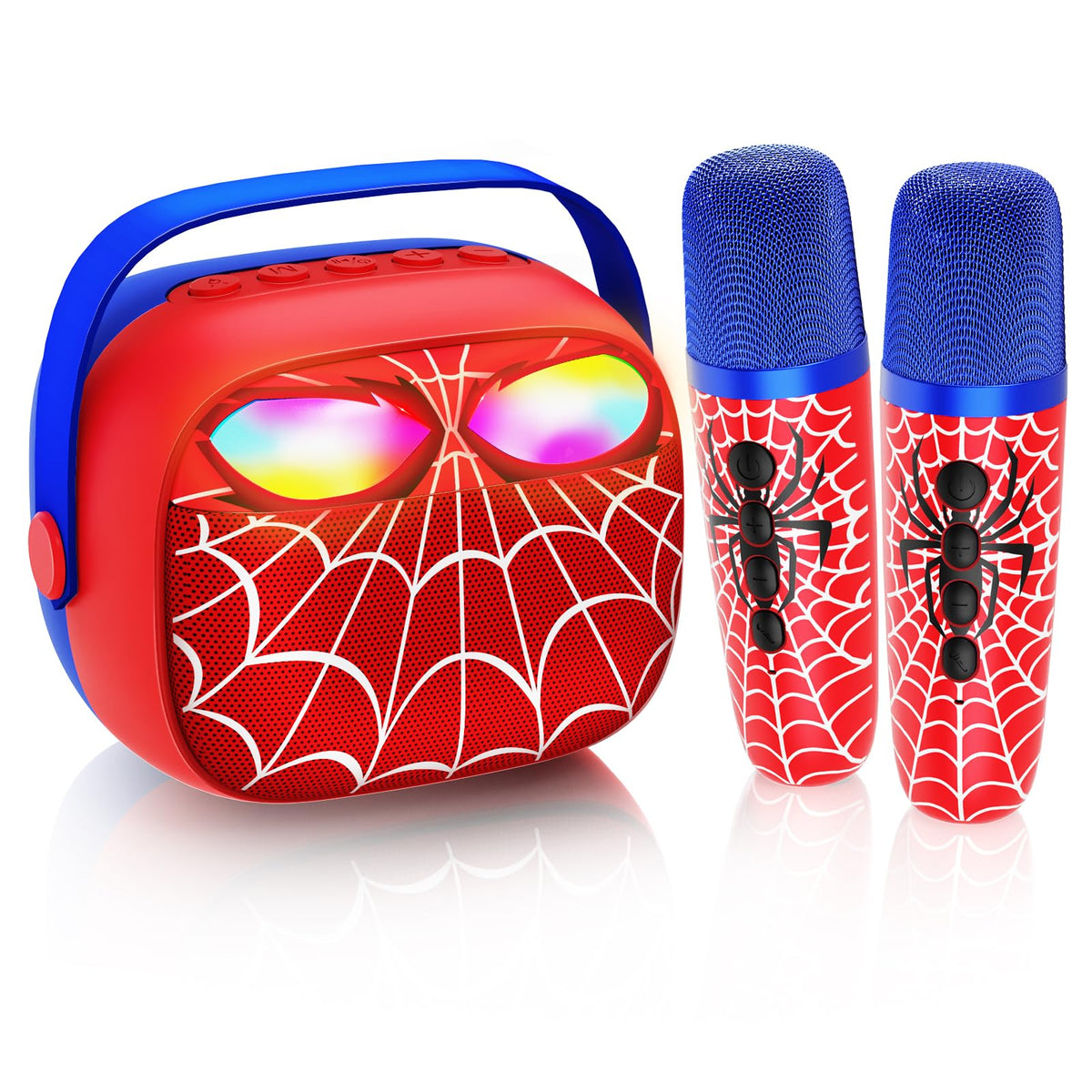 Innofans mini karaoke machine for kids, compact design with immersive 360° sound.