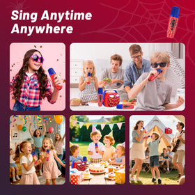 Innofans portable karaoke unit with long battery life for trips and parties.