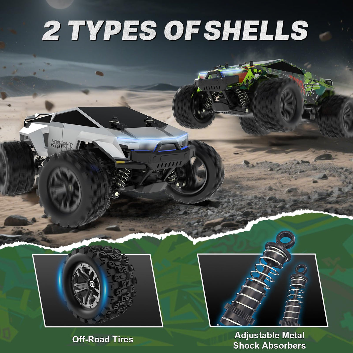 Innofans dual batteries and charger kit for extended playtime