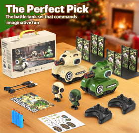 Innofans remote control bumper cars in vibrant cartoon style.