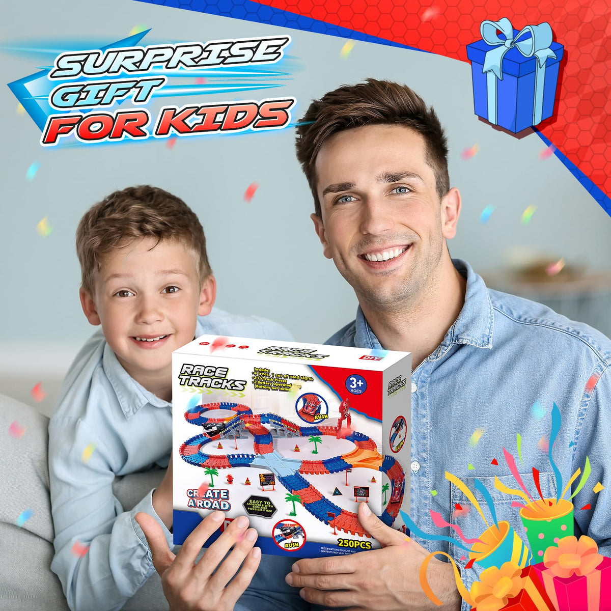 Innofans Spider Toys archway and storage bag included for neat cleanup