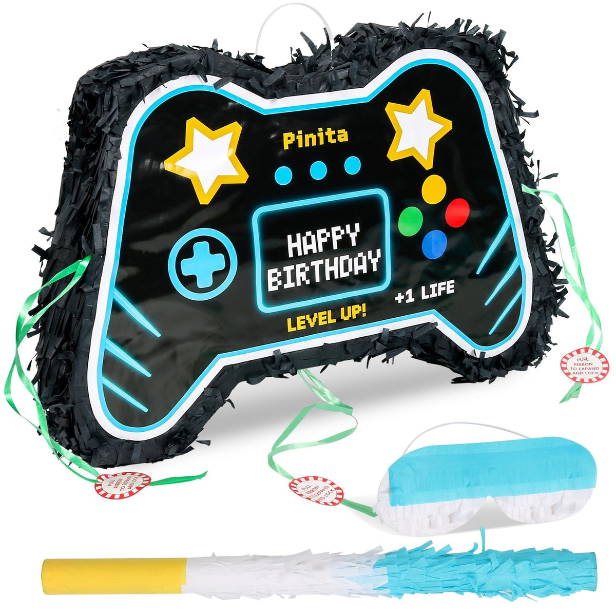 INNOLIFE Video Game Piñata durable construction supports long-lasting party play