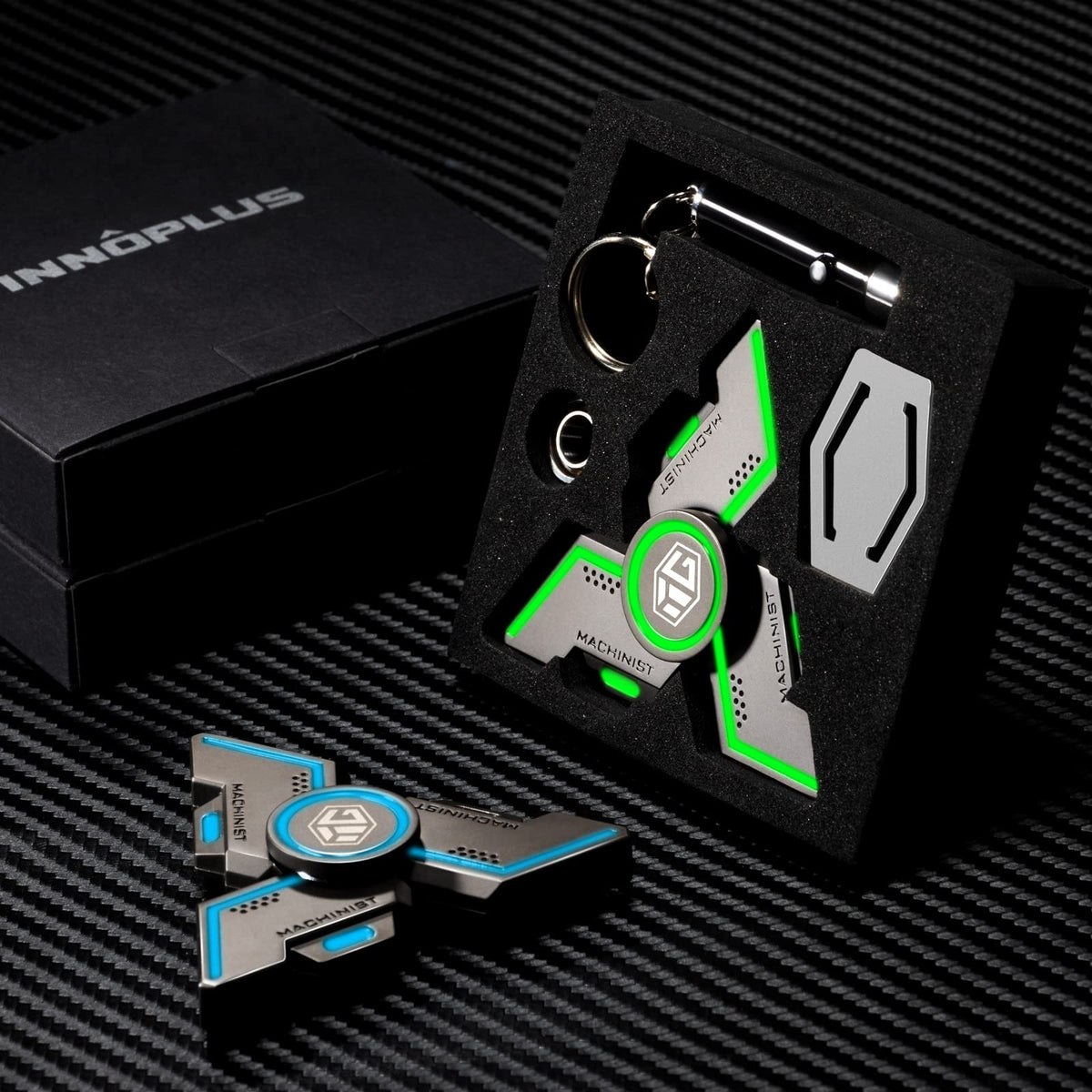 INNÔPLUS fidget spinner arrives gift-ready in thoughtful packaging.
