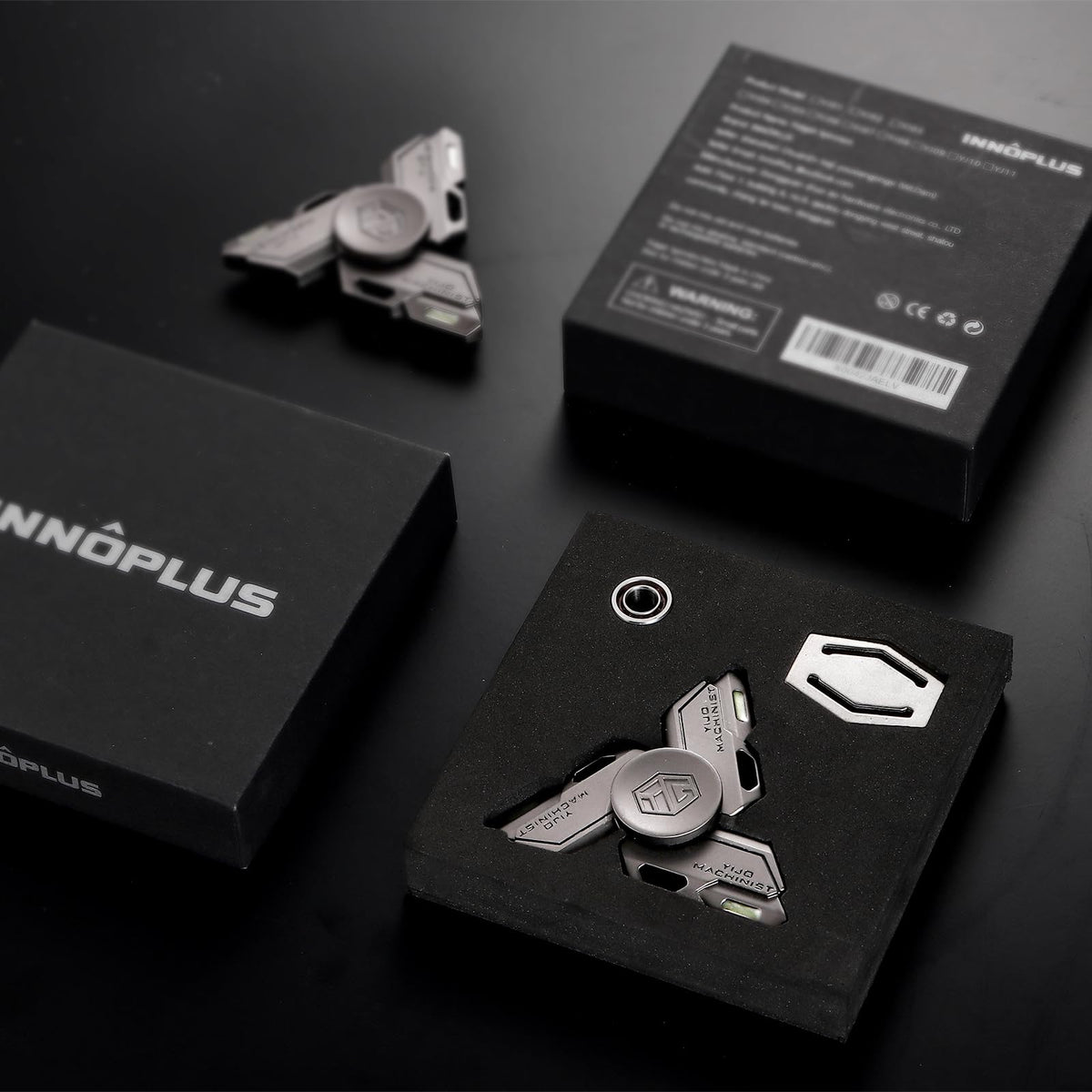 INNÔPLUS fidget spinner replaceable bearing supports long-term rotation.