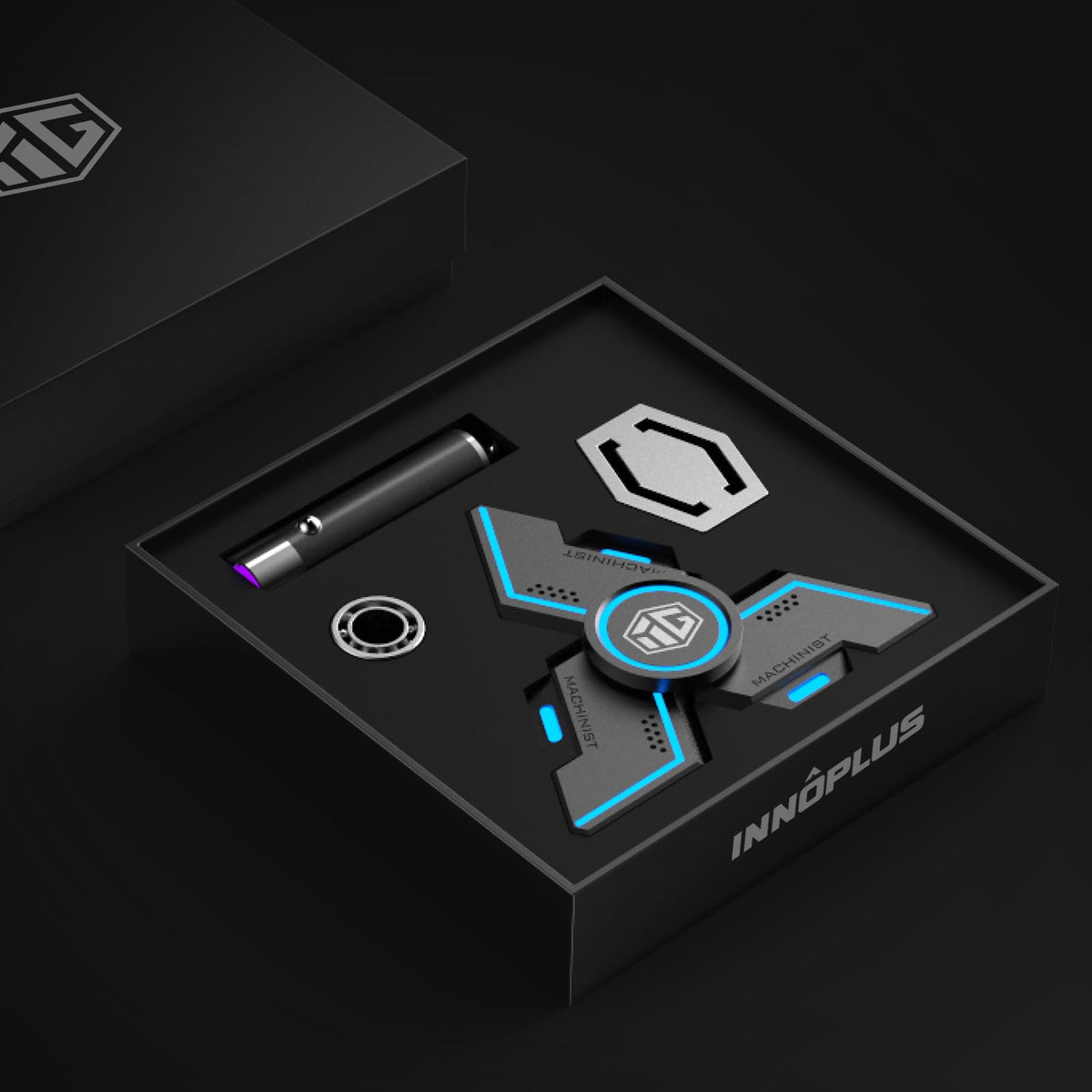 INNÔPLUS fidget spinner includes a replaceable bearing for long-term play.