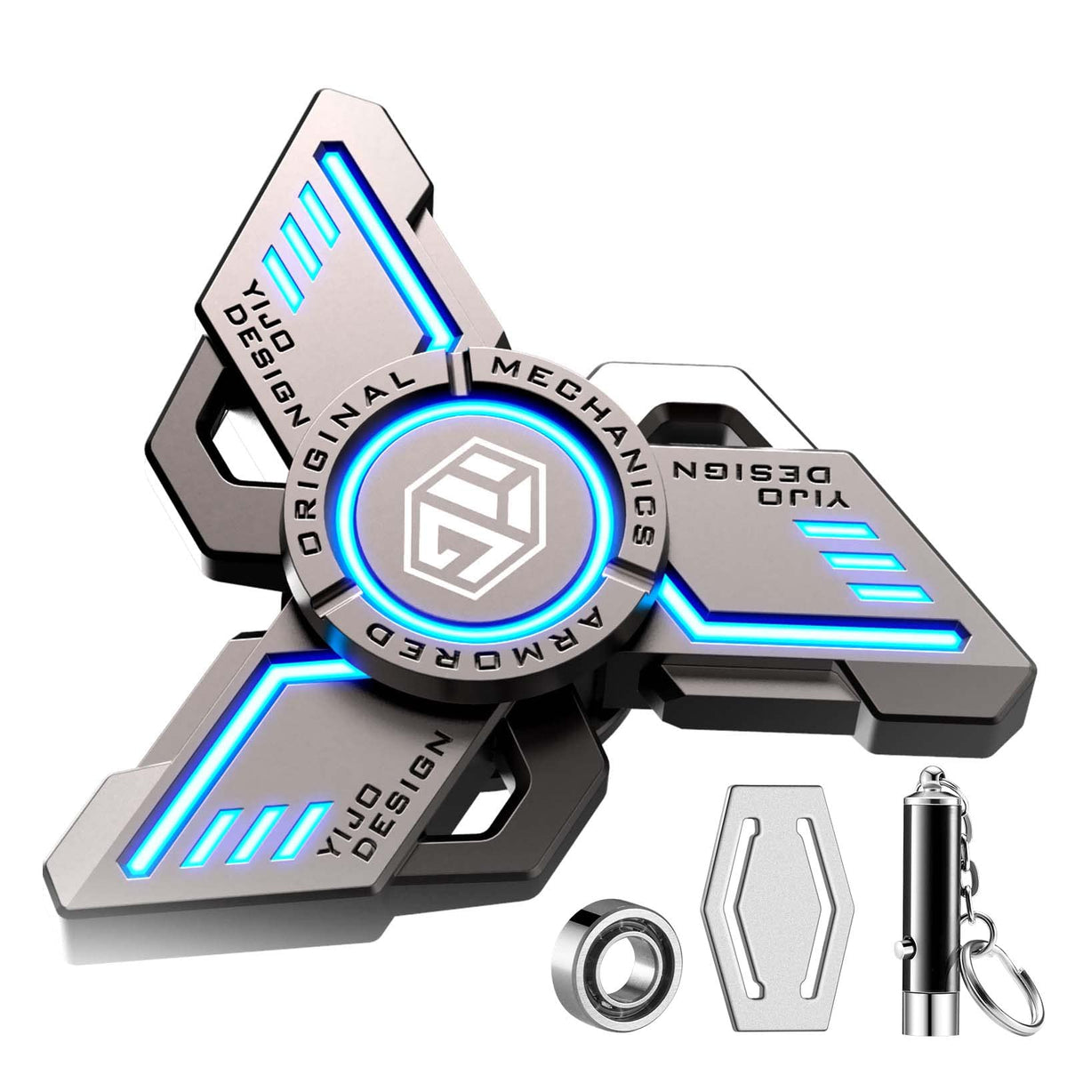 INNÔPLUS fidget spinner demonstrates rotation time for focused calm