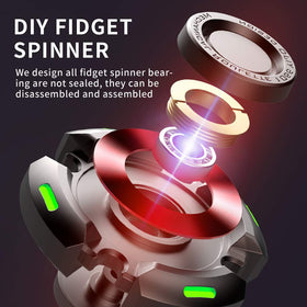 Silent bearing fidget spinner ideal for quiet offices and travel