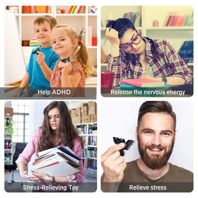 INNÔPLUS fidget spinner travel-friendly design for on-the-go focus.