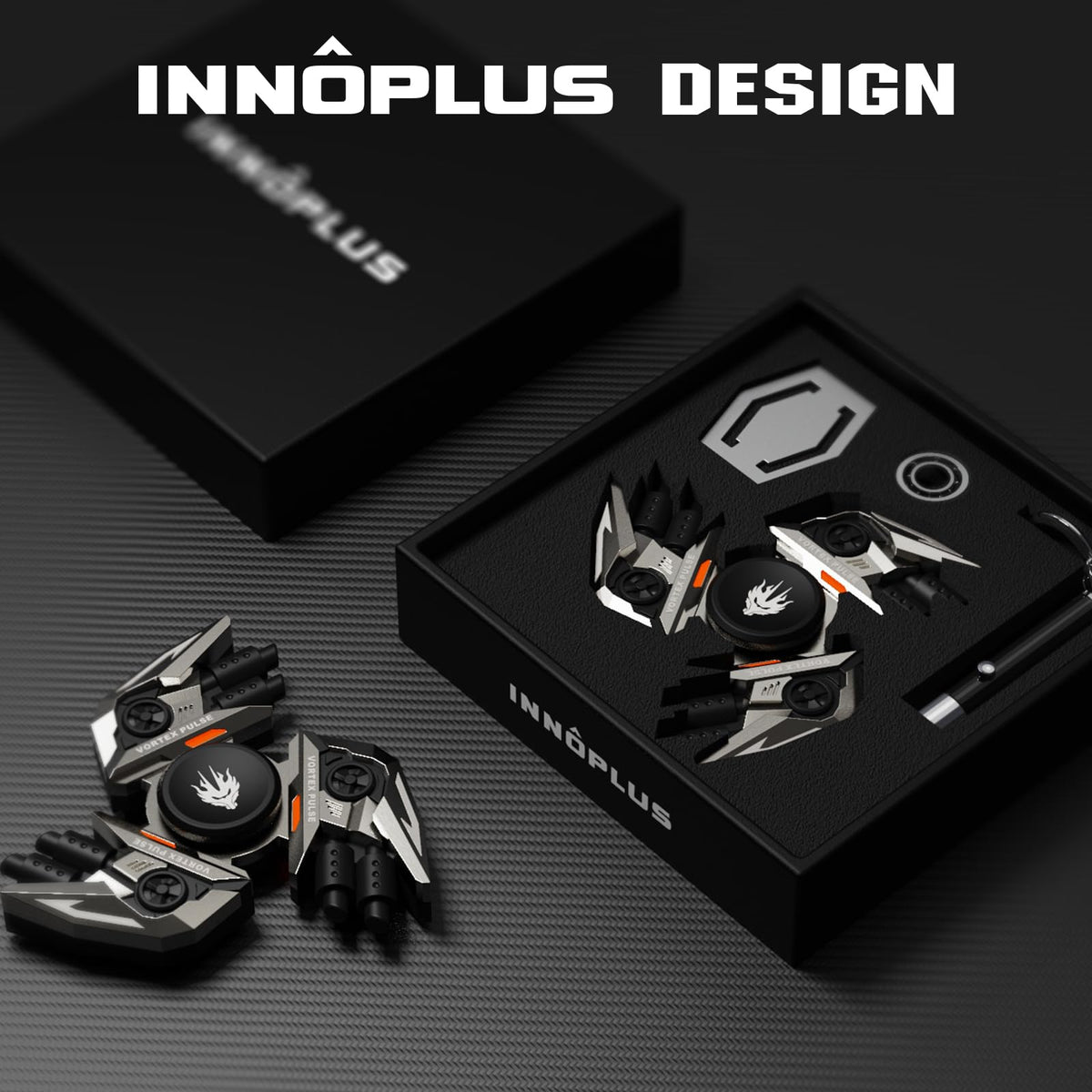 INNÔPLUS upgrade fidget spinner includes replaceable R188 bearing for maintenance