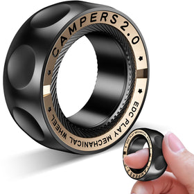 INNÔPLUS fidget spinner magnets closeup reveals magnetic slots for engaging spins.