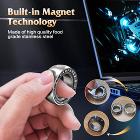INNÔPLUS upgrade fidget spinner ring magnet slots support quiet rotation.