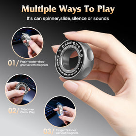 INNÔPLUS upgrade fidget spinner ring magnets inside for enhanced tactile feedback.