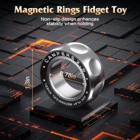 INNÔPLUS upgrade fidget spinner ring metal surface highlights corrosion resistance and lasting shine.