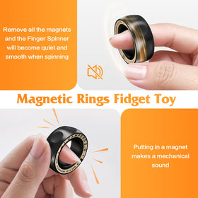INNÔPLUS fidget spinner two-tone design adds style during spins.