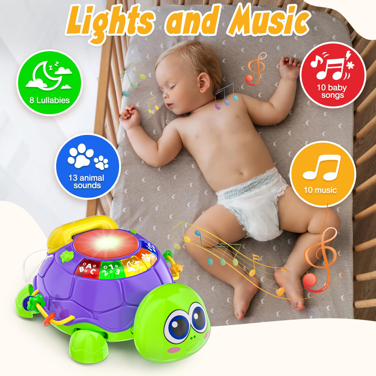 INNOSKY bilingual learning toy supports English and Spanish alphabet and numbers