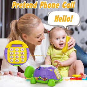 INNOSKY pretend phone play toy encourages number recognition and pretend communication