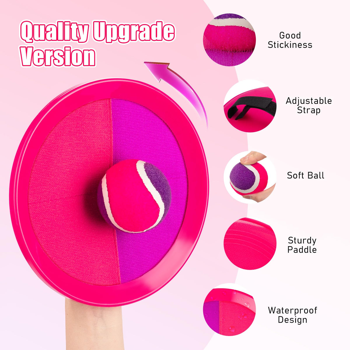 Adjustable hand straps on Innotoys paddles for secure fit