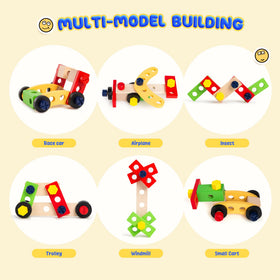 Innotoys toy set supports color and shape recognition through play.