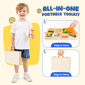 Innotoys uses safe wood for durable, burr-free edges.