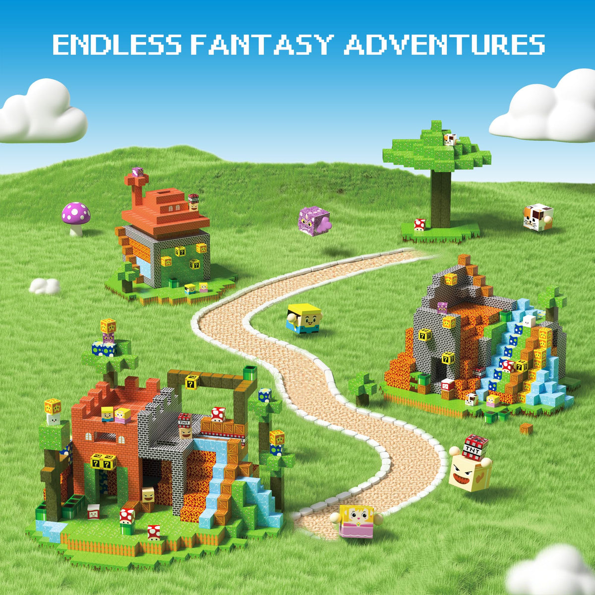 Innovakids dragons and castle pieces highlighting storytelling and imaginative play