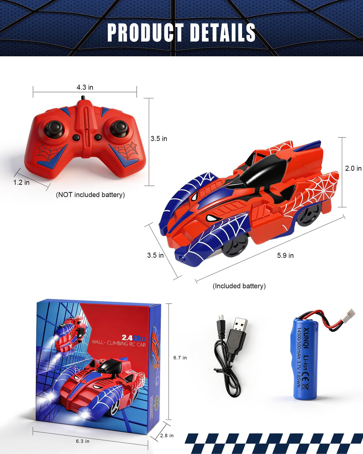 Innovakids Spider compact design makes a toy that's easy to handle and gift-ready.