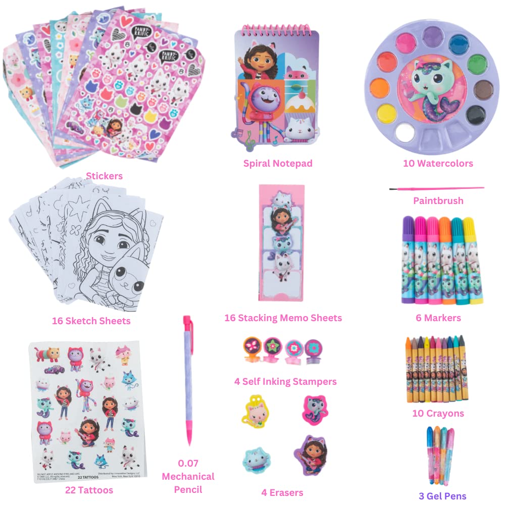 Innovative Designs Gabby Activity Set character tattoos for playful body art