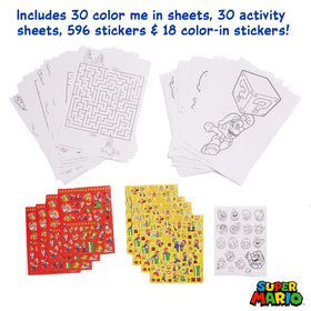 Innovative Designs Mario Deluxe stickers for creative projects and personalization.