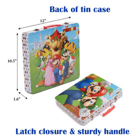 Innovative Designs Mario Deluxe temporary tattoos invite playful body art at parties.