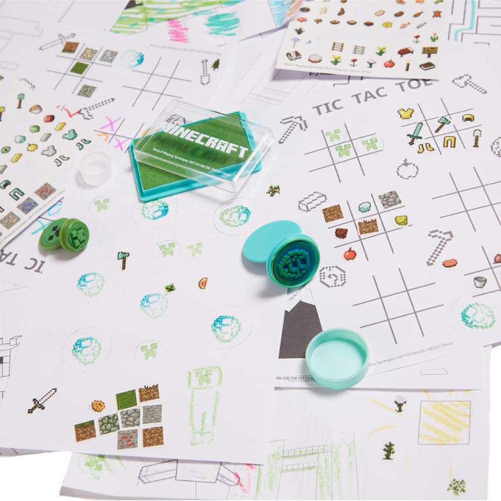 Innovative Designs Minecraft Deluxe Activity Set mini gel pens for fine line highlights