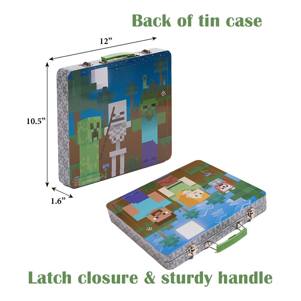 Innovative Designs Minecraft Deluxe Activity Set stickers add character to projects
