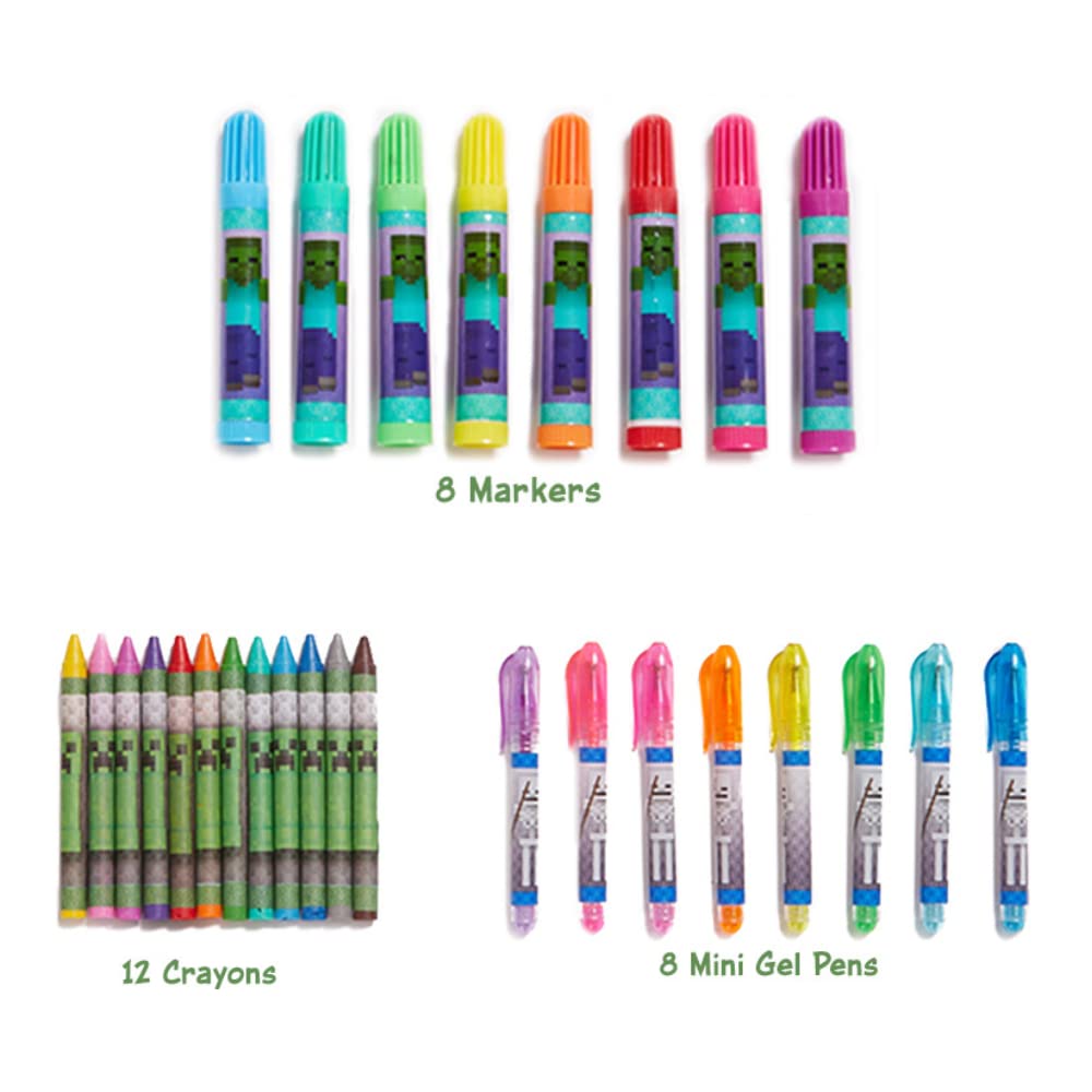 Innovative Designs Minecraft Deluxe Activity Set temporary tattoos for playful customization